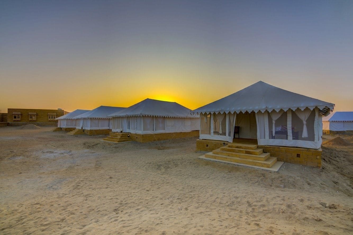 Отель The Kafila Desert Camp Sam Экстерьер фото